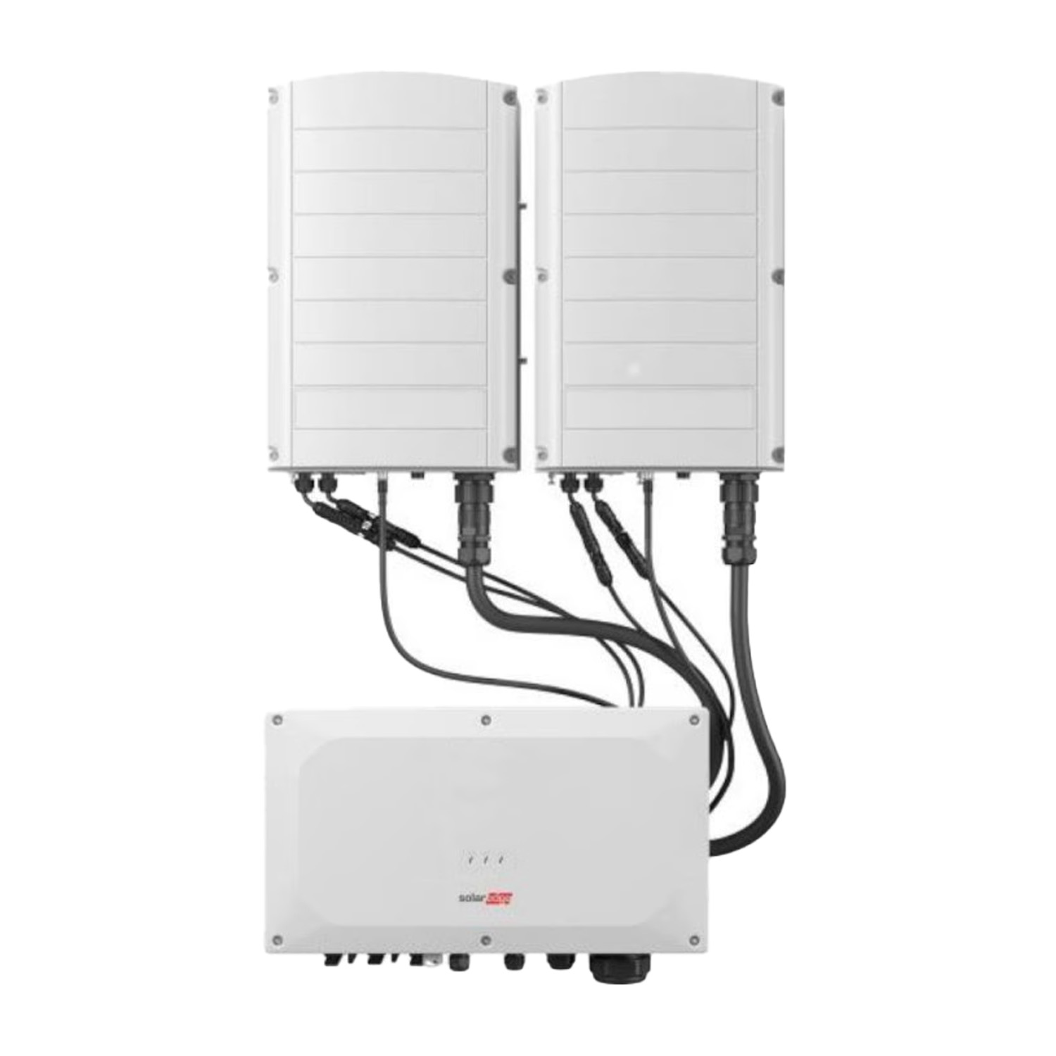 Μετατροπέας SOLAR EDGE SE66.6K - RW00IBNM4 + 2 μονάδες βοήθειας SESUK-RW00INNN4