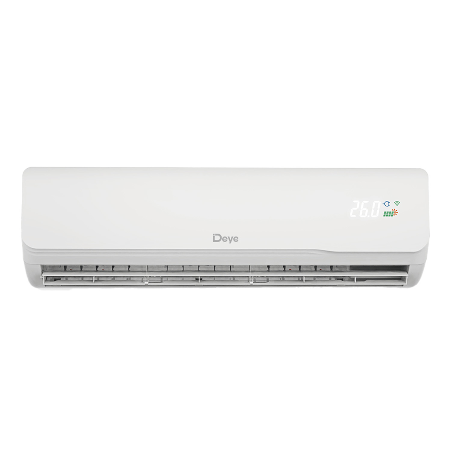 DEYE DWGA21-ACDCBLW-09KR2(EU) 2,7 kW AC/DC (Εντός/Εκτός δικτύου) Ηλιακό κλιματιστικό με DC inverter R32, μονόσπλιτ τύπου τοίχου, εσωτερική + εξωτερική μονάδα, ψύξη και θέρμανση